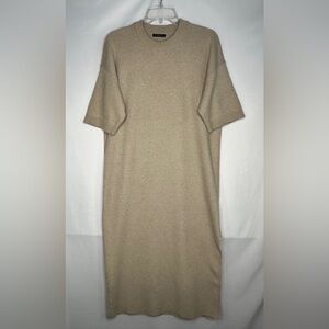 Parfois Midi SweaterDress Beige Lagenlook Sz XS/S